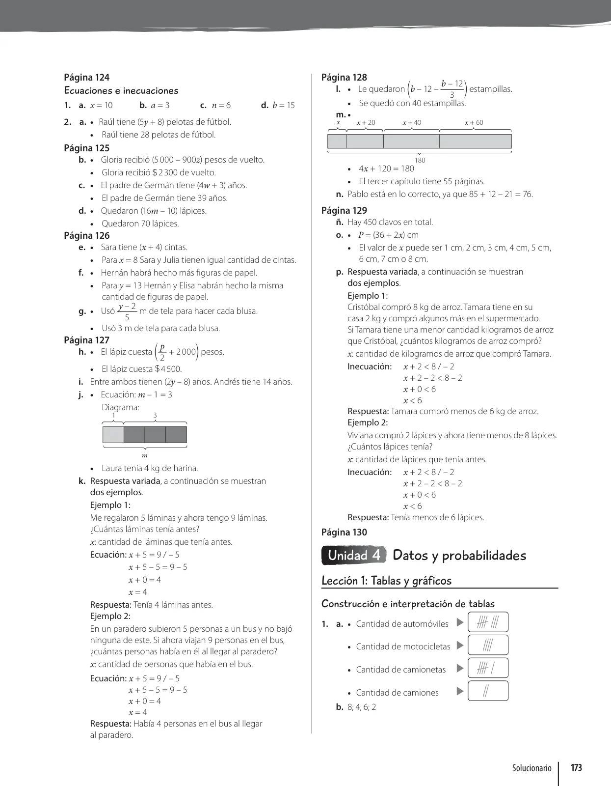 Miniatura página 175 de Matemática – Quinto Básico | Texto del Estudiante MINEDUC – Descargar PDF · 2024