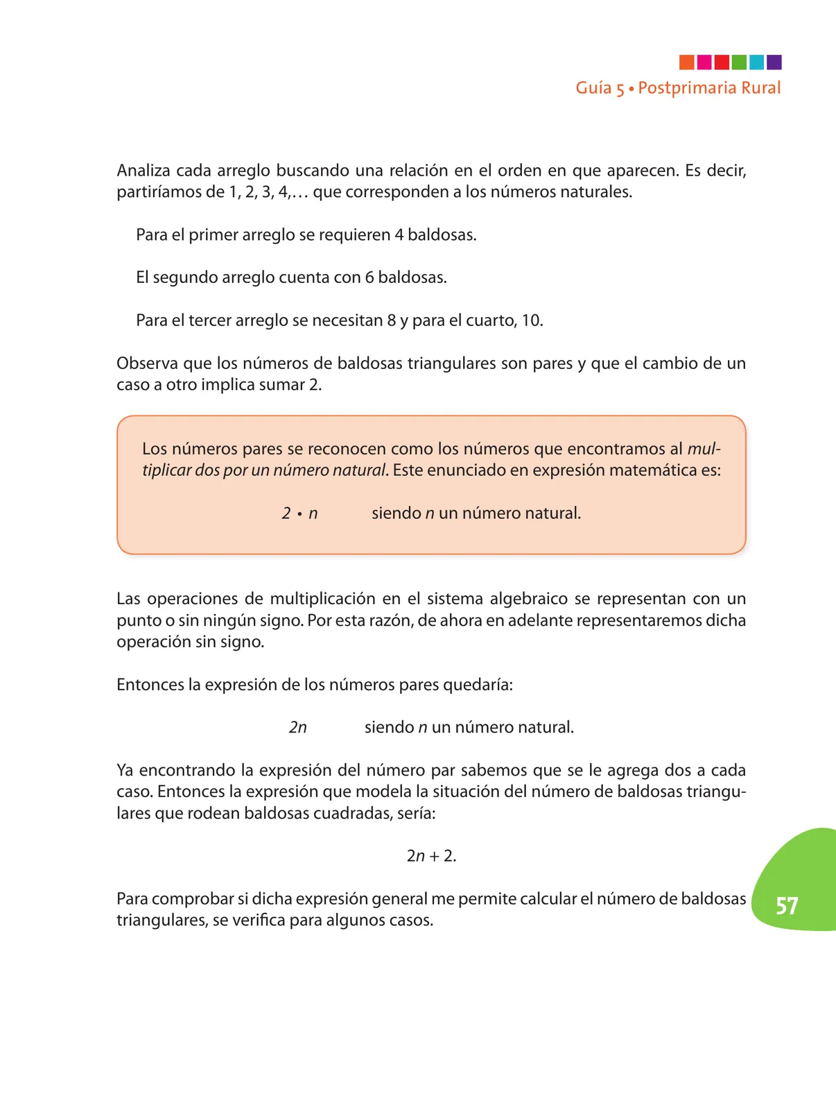 Miniatura página 58 de Matematica 8° · Postprimaria