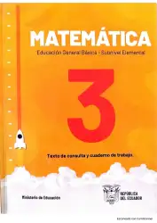 Portada de Matemática · 3 EGB · 2025