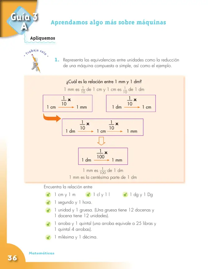 Página 36 de Matematica 5° · Cartilla 01