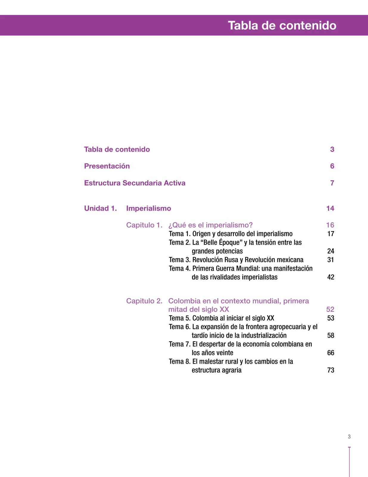Página 3 de Ciencias Sociales 9° · Secundaria Activa