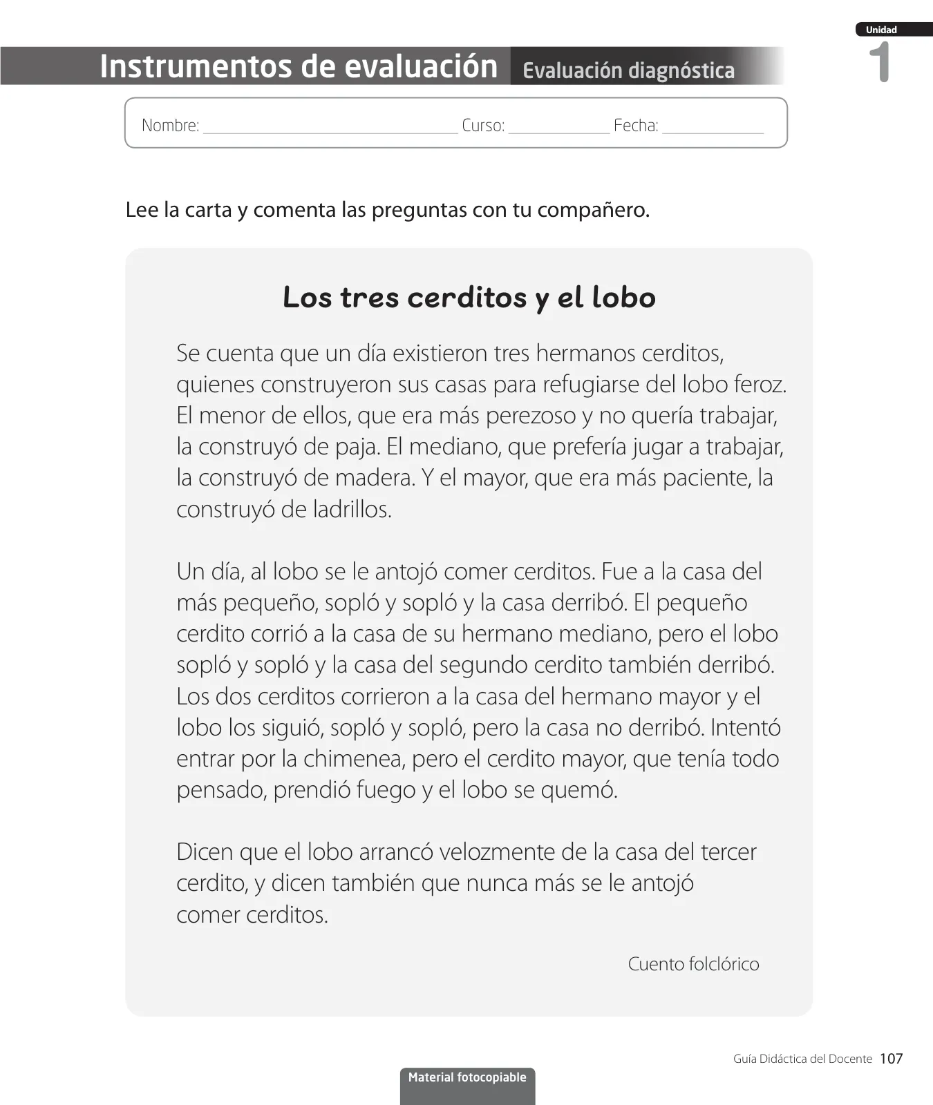 Página 109 de Lenguaje y Comunicación – Segundo Básico – Texto del Estudiante MINEDUC – Descargar PDF · 2024