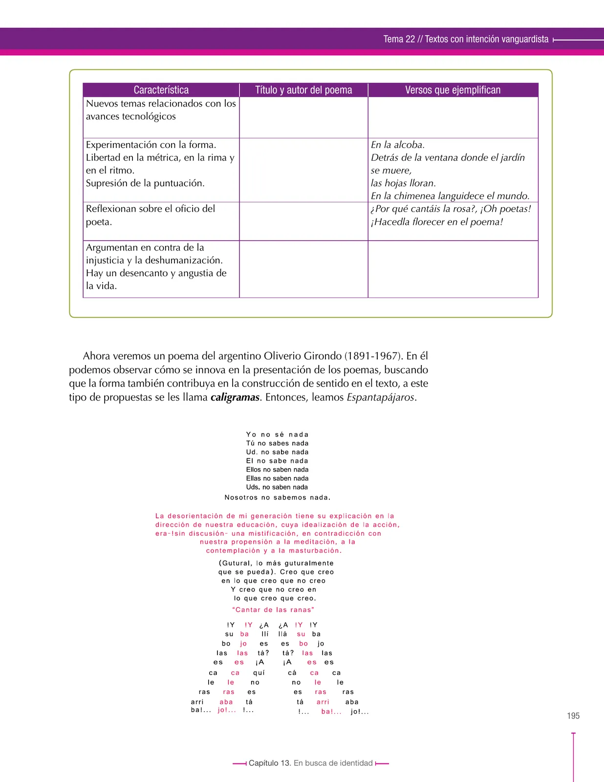 Miniatura página 195 de Lenguaje 9° · Secundaria Activa