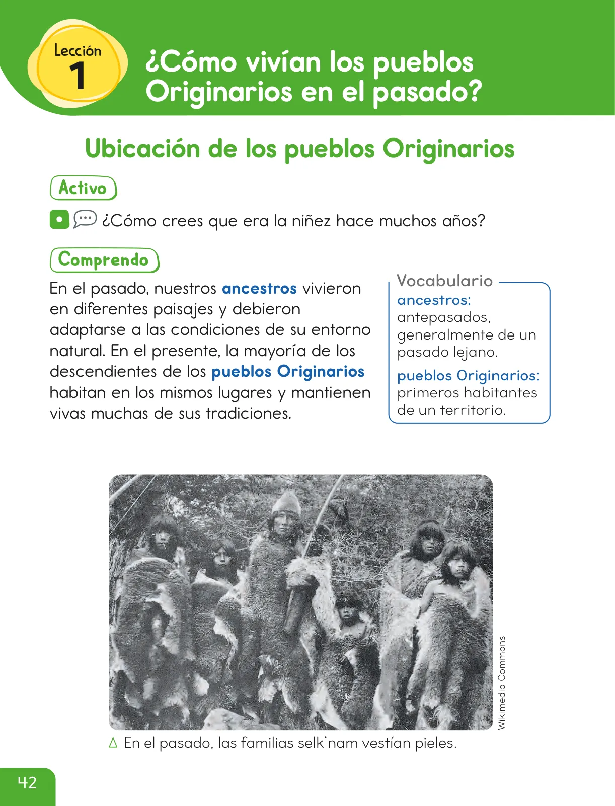 Página 44 de Historia, Geografía y Ciencias Sociales – Segundo Básico – Texto del Estudiante MINEDUC – Descargar PDF · 2024