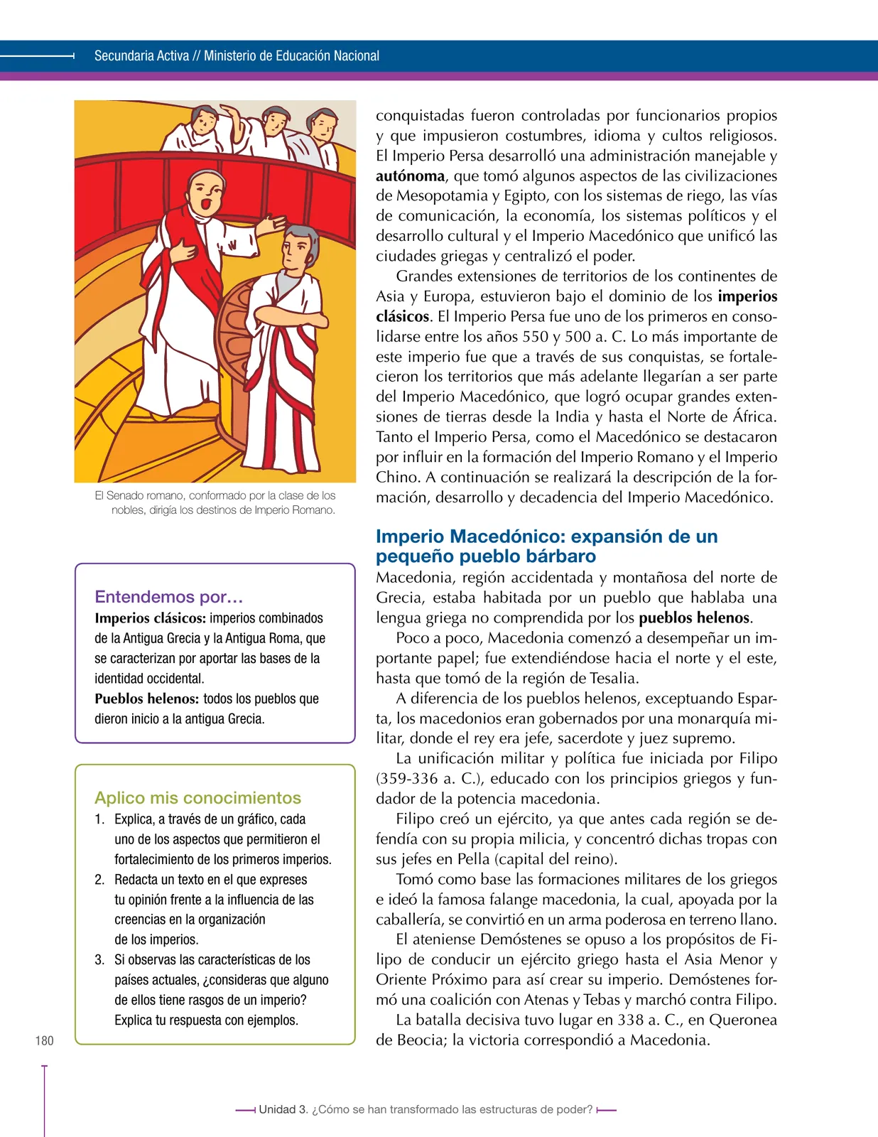 Página 180 de Ciencias Sociales 6° · Secundaria Activa