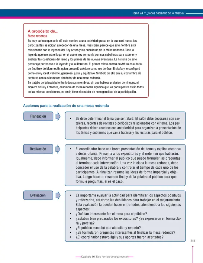 Página 215 de Lenguaje 8° · Secundaria Activa