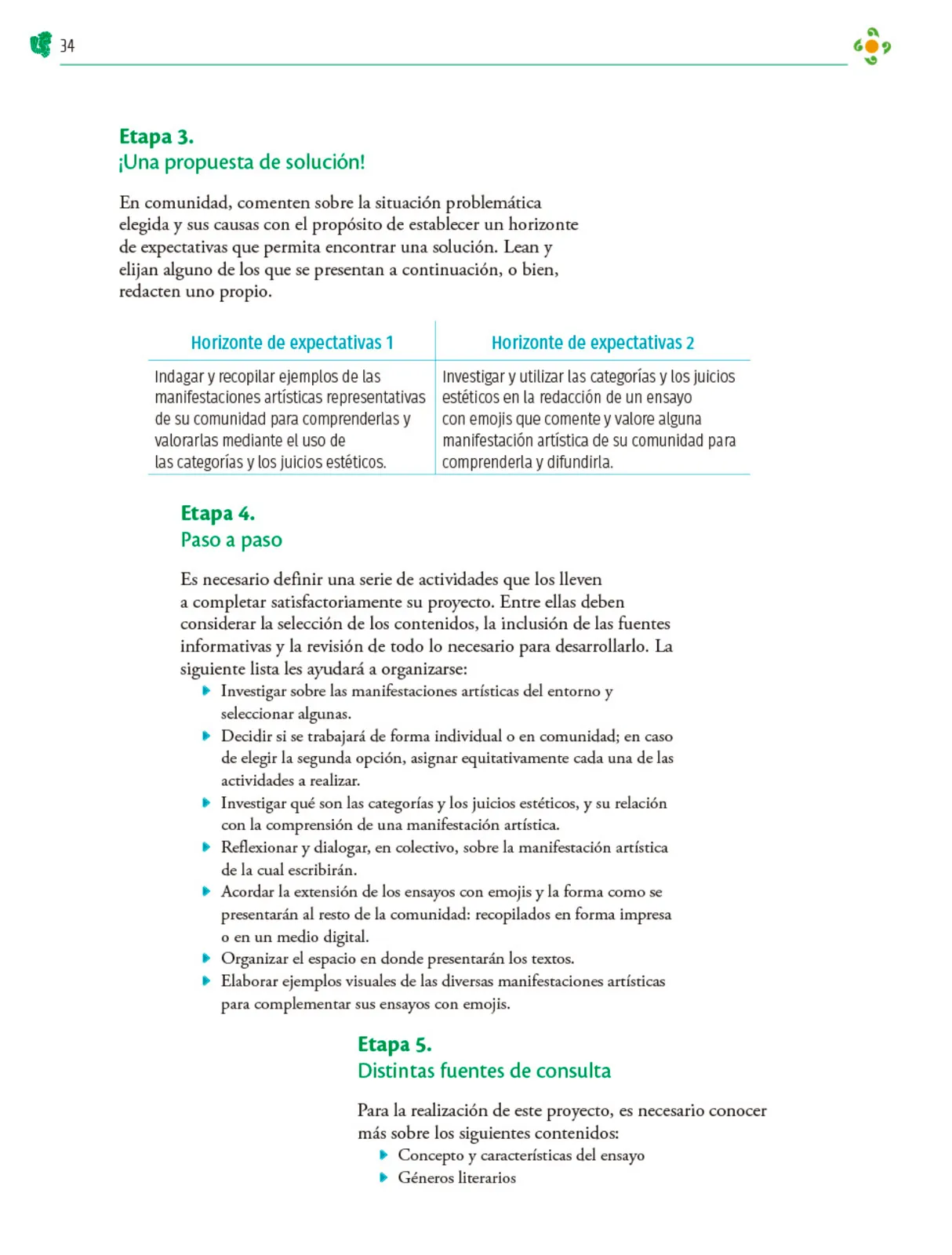 Página 35 de Colección Nanahuatzin. Nuestro libro de Proyectos. Tomo II. Libro de Educación Telesecundaria Grado 3° Ciclo Escolar 2025 - 2026