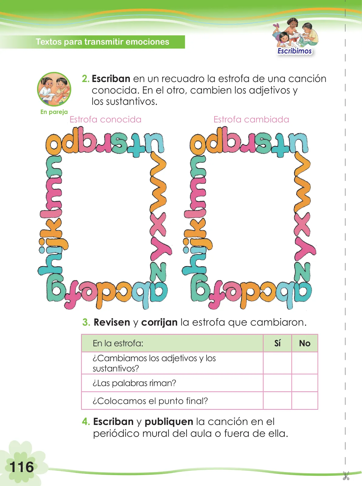 Miniatura página 118 de Comunicación 2 : cuaderno de trabajo para segundo grado de Educación Primaria 2019 · 2019