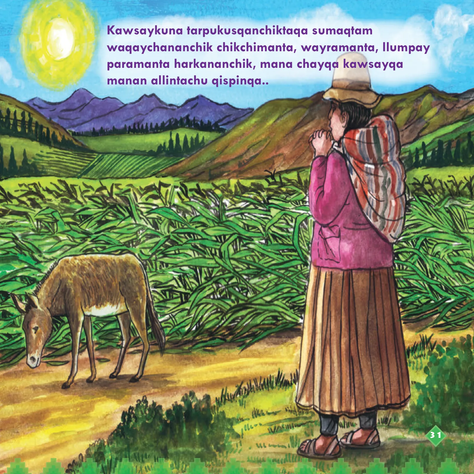 Miniatura página 33 de Llaqtaypa Kawsayninkuna. Saberes de los pueblos - 4° Primaria - Quechua chanka · 2023
