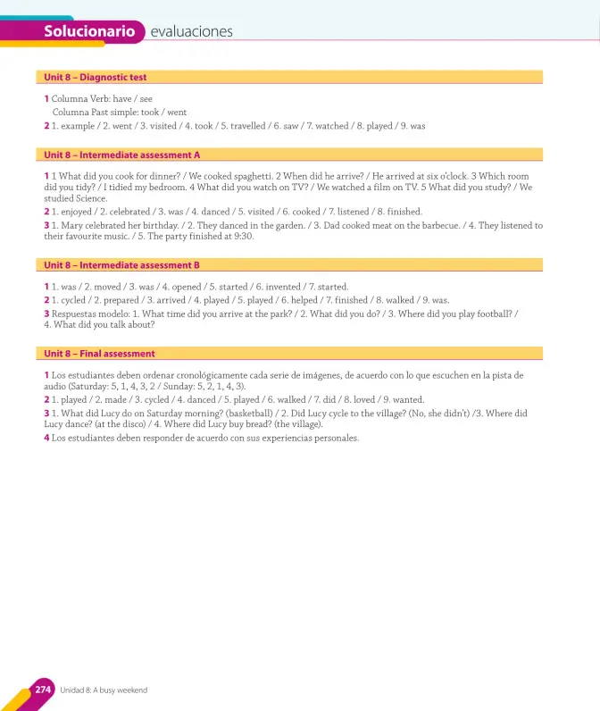 Página 138 de Inglés – Quinto Básico | Texto del Estudiante MINEDUC – Descargar PDF · 2024