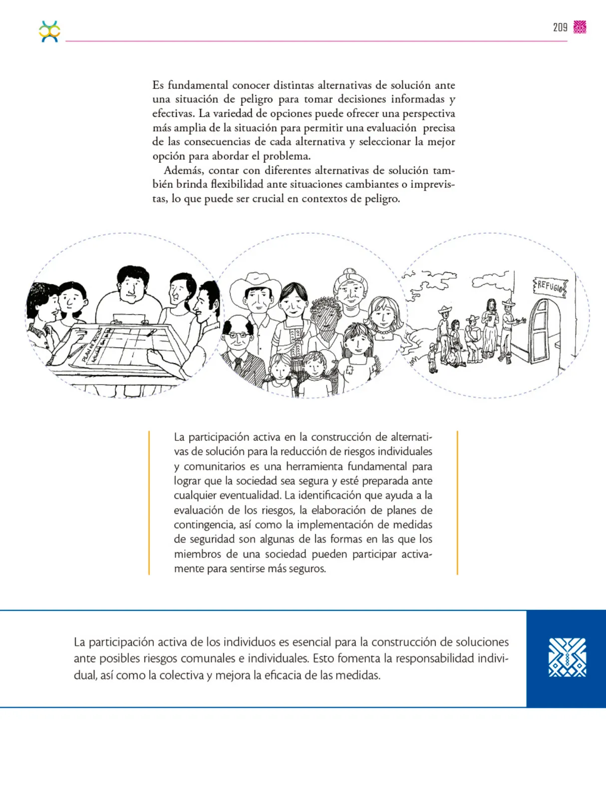 Miniatura página 210 de Colección Nanahuatzin. De lo humano y lo comunitario.   Libro de Educación Secundaria Grado 3°  Ciclo Escolar 2025 - 2026