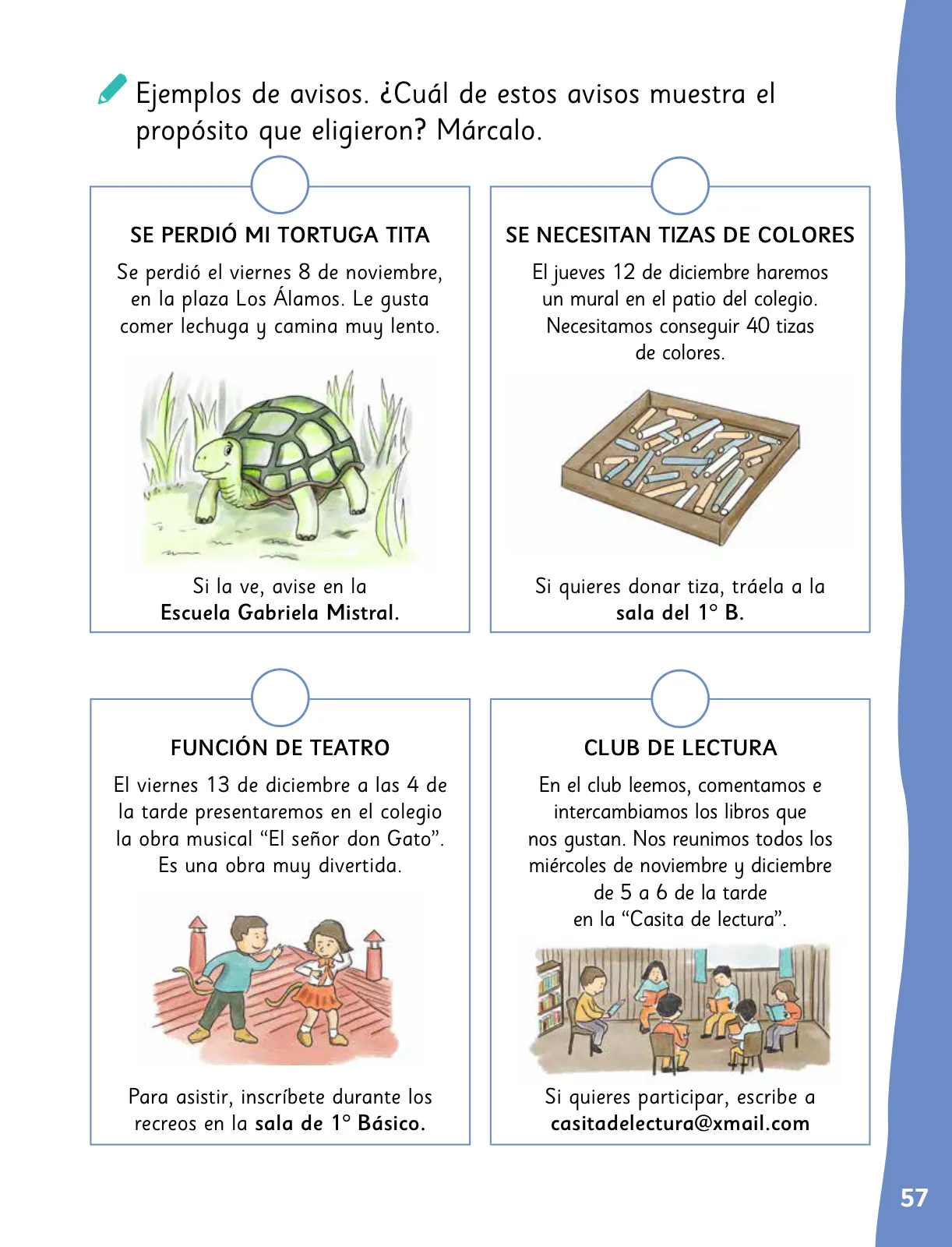 Página 60 de Lenguaje y Comunicación – Primero Básico | Texto del Estudiante MINEDUC – Descargar PDF · 2024