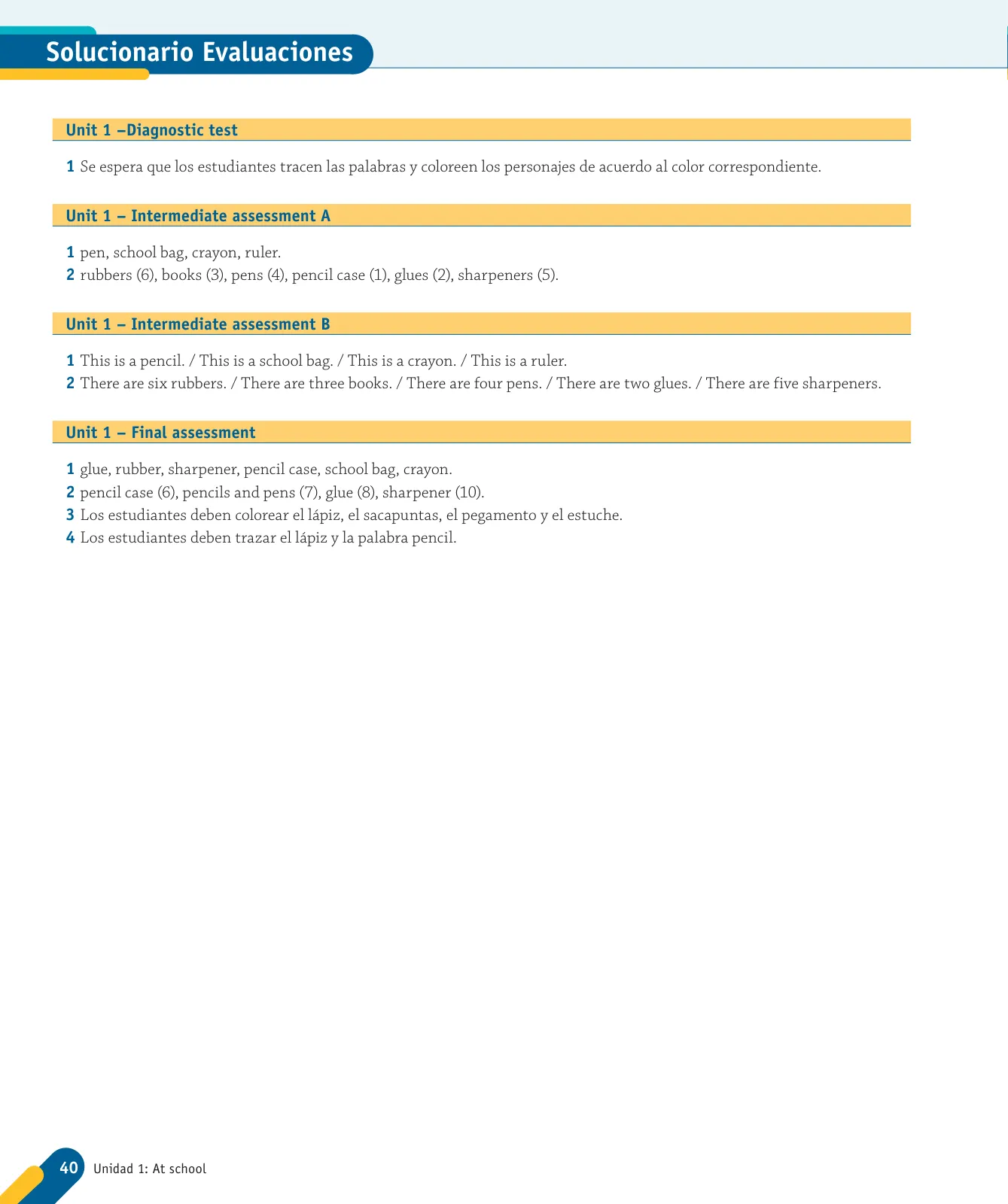 Página 42 de Inglés – Primero Básico | Student’s Book MINEDUC – Descargar PDF · 2024