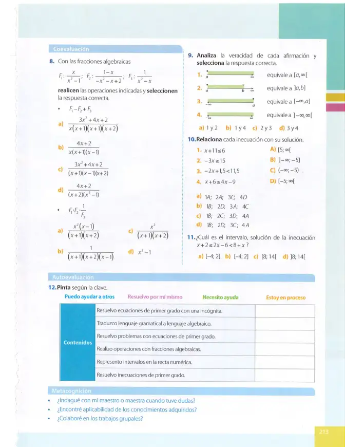 Página 213 de Matematica 9° · Egb 9 Matematica 2025 · 2025