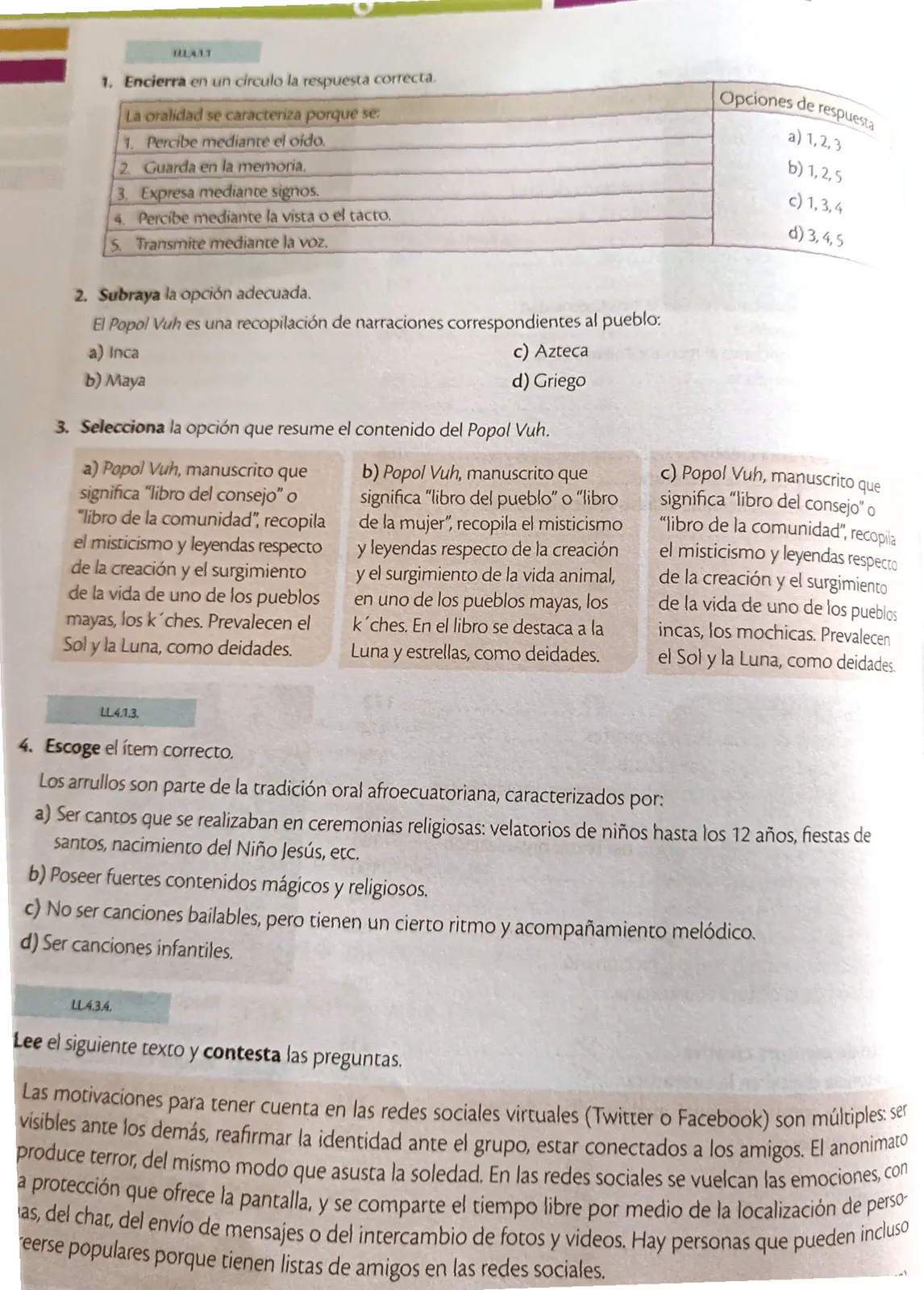 Página 6 de Lengua Y Literatura · 1 EGB · 2024