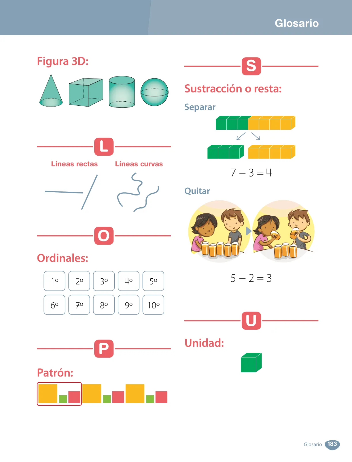 Miniatura página 185 de Matemática – Primero Básico | Texto del Estudiante MINEDUC – Descargar PDF · 2024