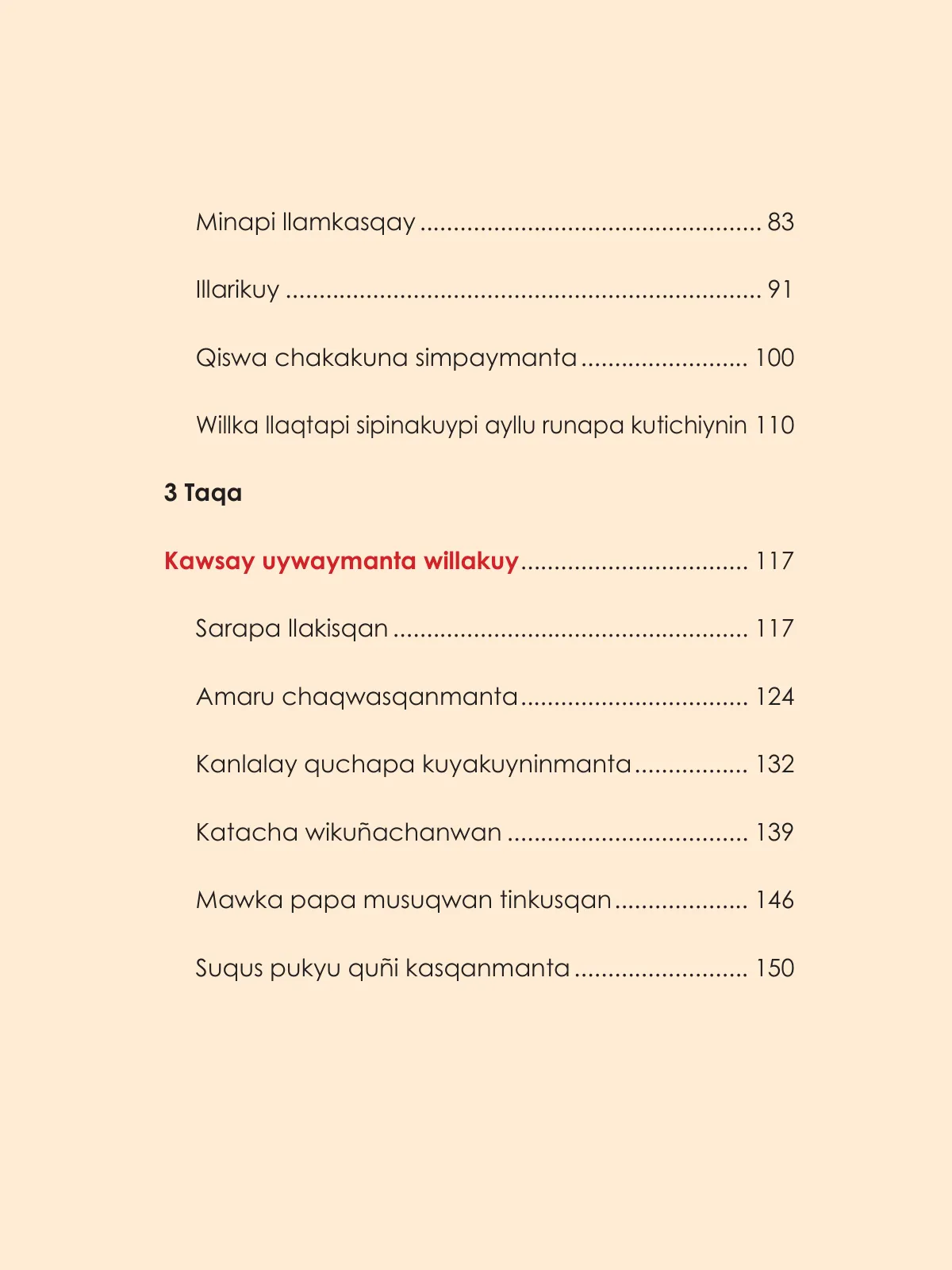 Página 7 de Willakuykuna maytu - Chanka Literatura 1 - 1° Secundaria - Quechua chanka · 2023