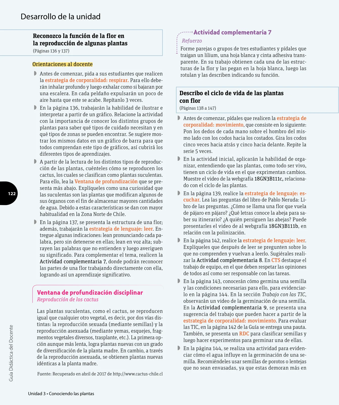 Página 23 de Ciencias Naturales – Tercero Básico | Texto del Estudiante MINEDUC – Descargar PDF · 2024