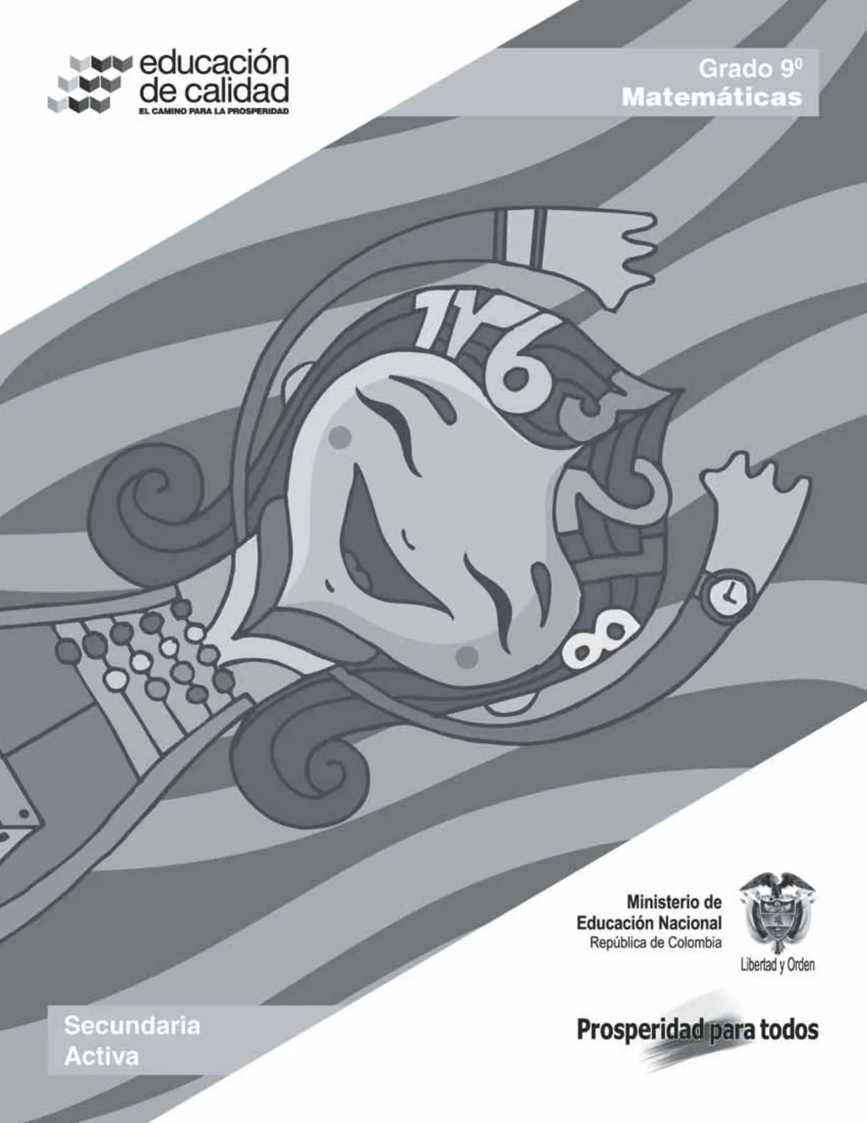 Portada de Matematica 9° · Secundaria Activa