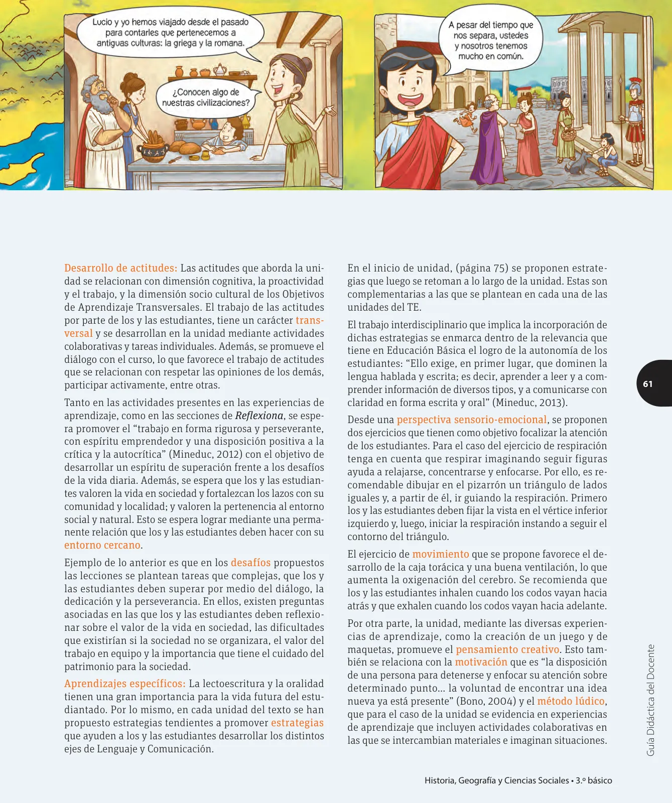 Página 132 de Historia, Geografía y Ciencias Sociales – Tercero Básico | Texto del Estudiante MINEDUC – Descargar PDF · 2024