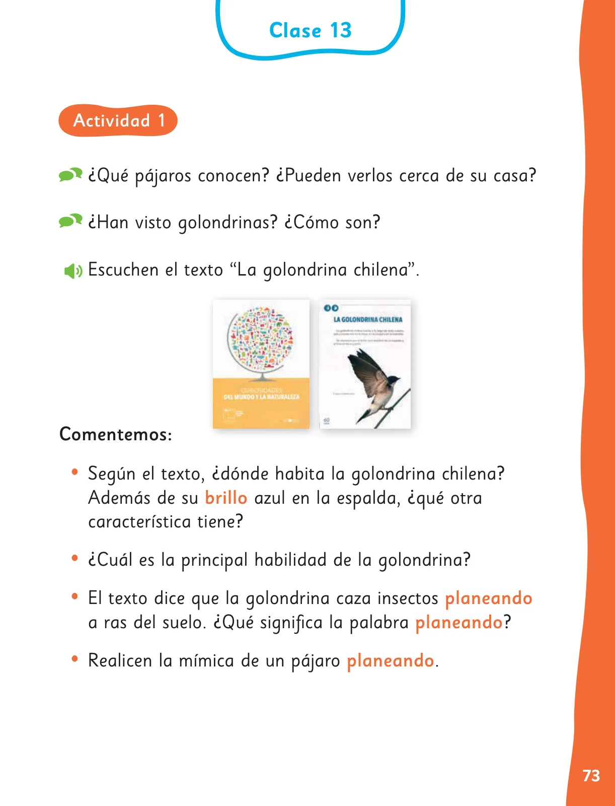 Página 76 de Lenguaje y Comunicación – Primero Básico | Texto del Estudiante MINEDUC – Descargar PDF · 2024