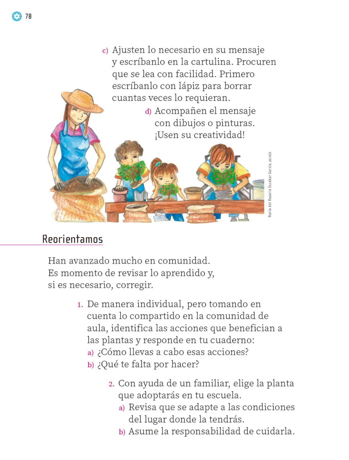 Página 79 de Proyectos Escolares. Libro de Educación Primaria Grado 1° Ciclo Escolar 2025 - 2026