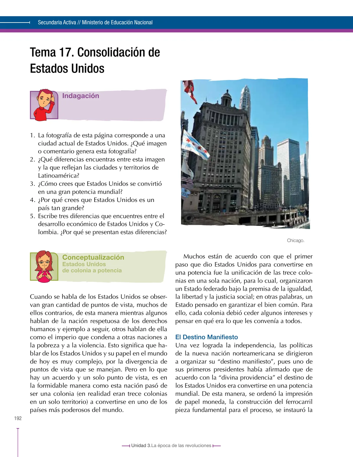 Miniatura página 192 de Ciencias Sociales 8° · Secundaria Activa
