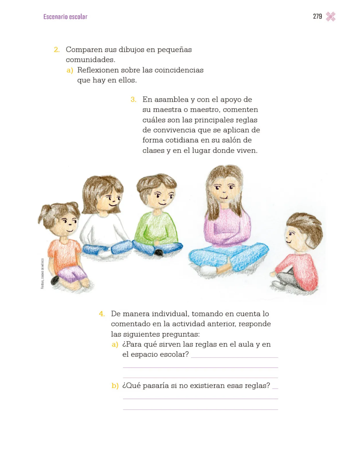 Página 282 de Proyectos Escolares. Libro de Educación Primaria Grado 3° Ciclo Escolar 2025 - 2026