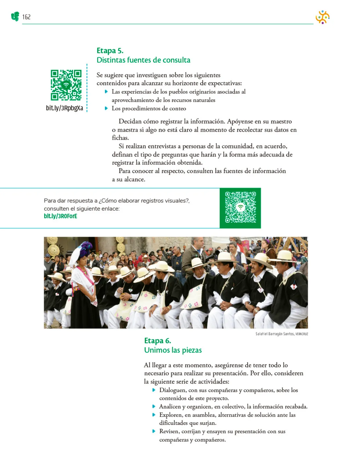 Página 163 de Colección Ximhai. Nuestro libro de Proyectos. Tomo I. Libro de Educación Telesecundaria Grado 1° Ciclo Escolar 2025 - 2026