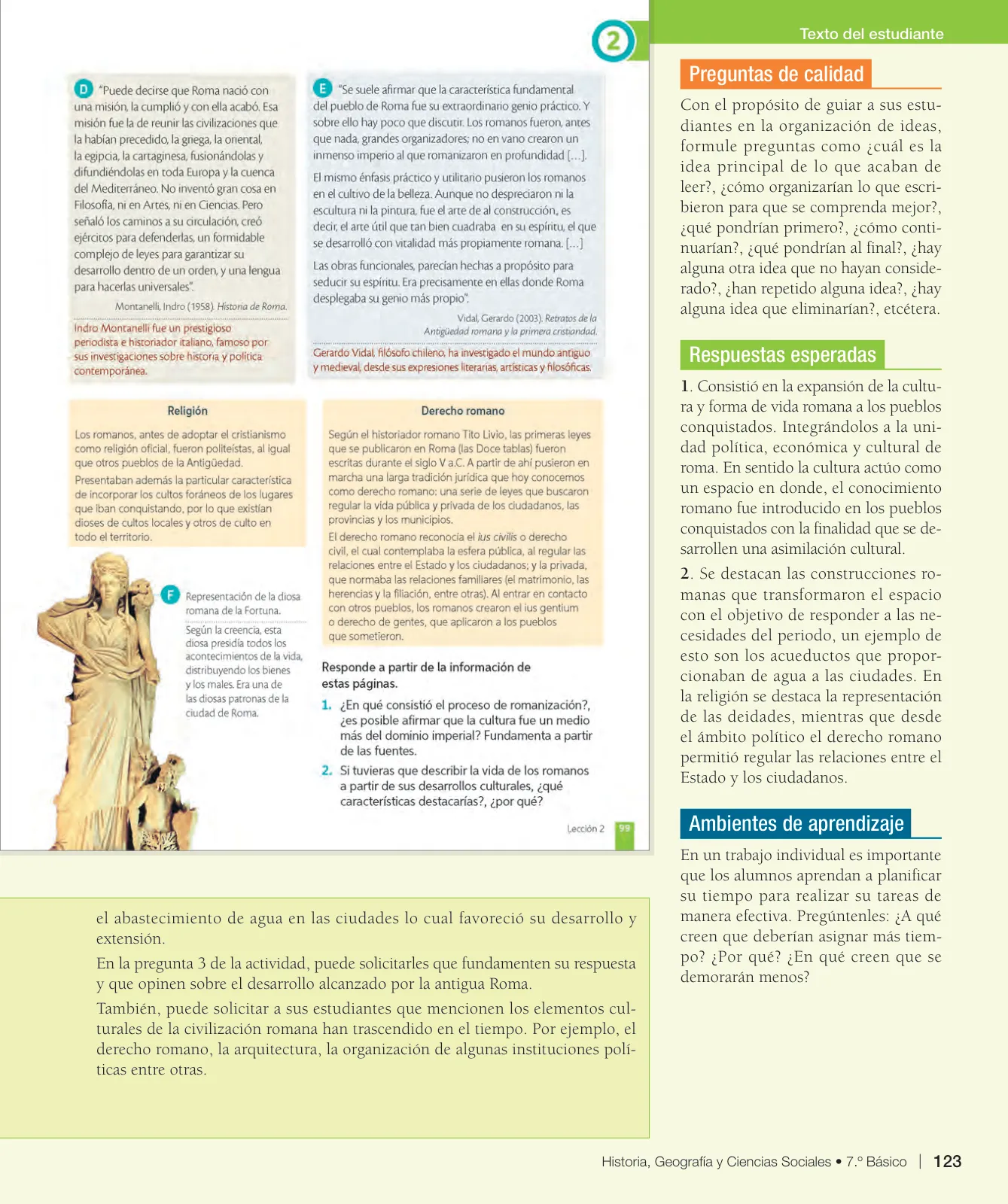 Miniatura página 124 de Historia, Geografía y Ciencias Sociales – Séptimo Básico | Texto del Estudiante MINEDUC – Descargar PDF · 2024