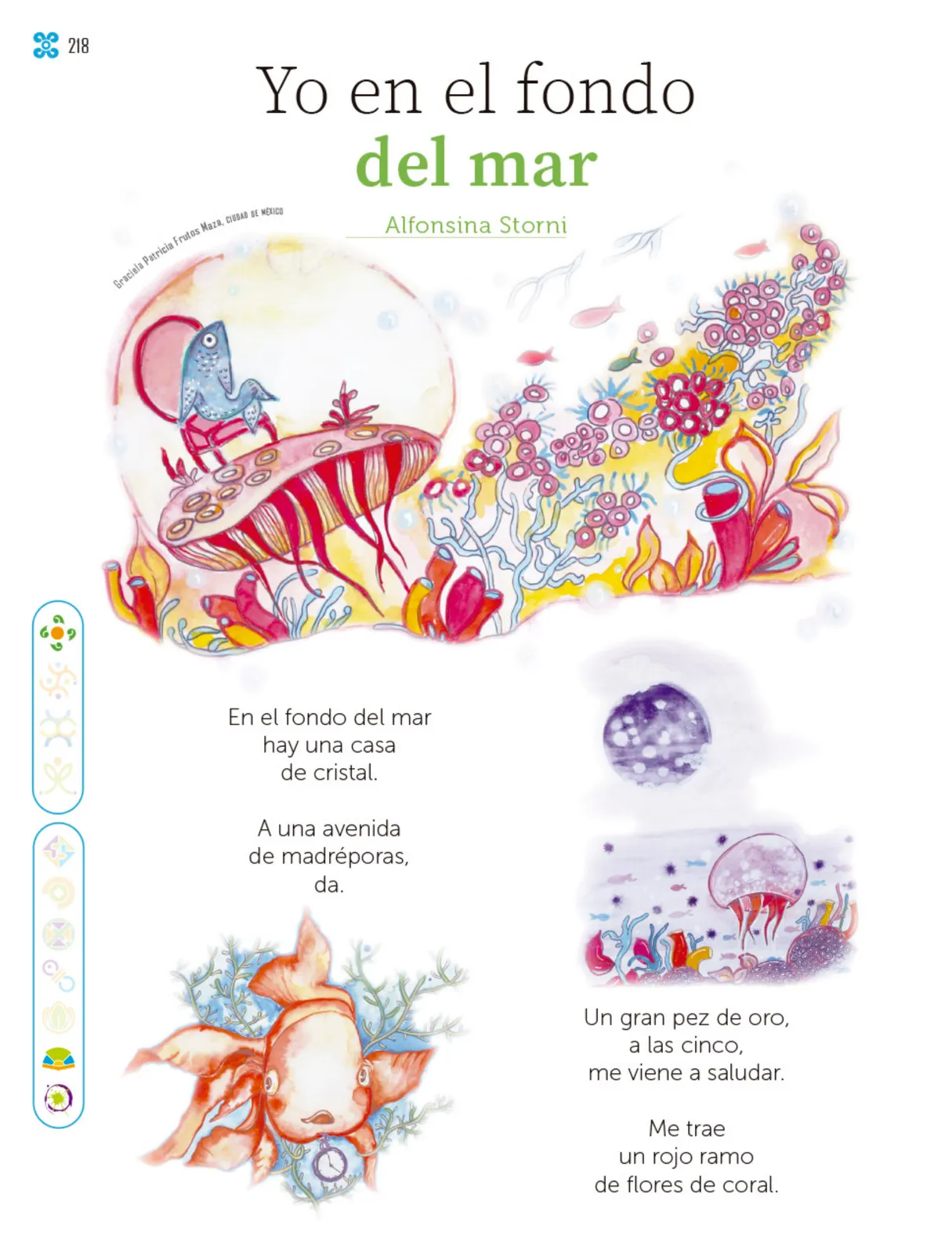 Página 219 de Múltiples lenguajes. Libro de Educación Primaria Grado 1° Ciclo Escolar 2025 - 2026