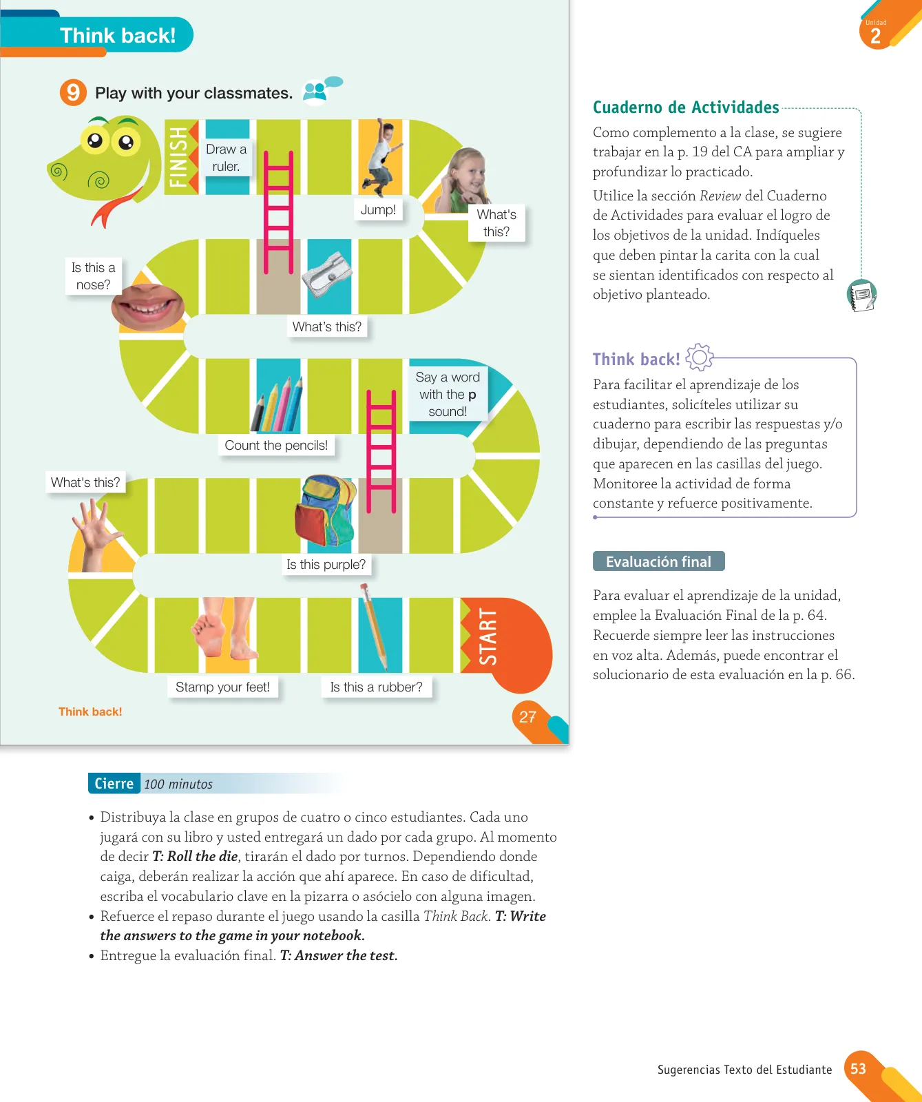Página 55 de Inglés – Primero Básico | Student’s Book MINEDUC – Descargar PDF · 2024