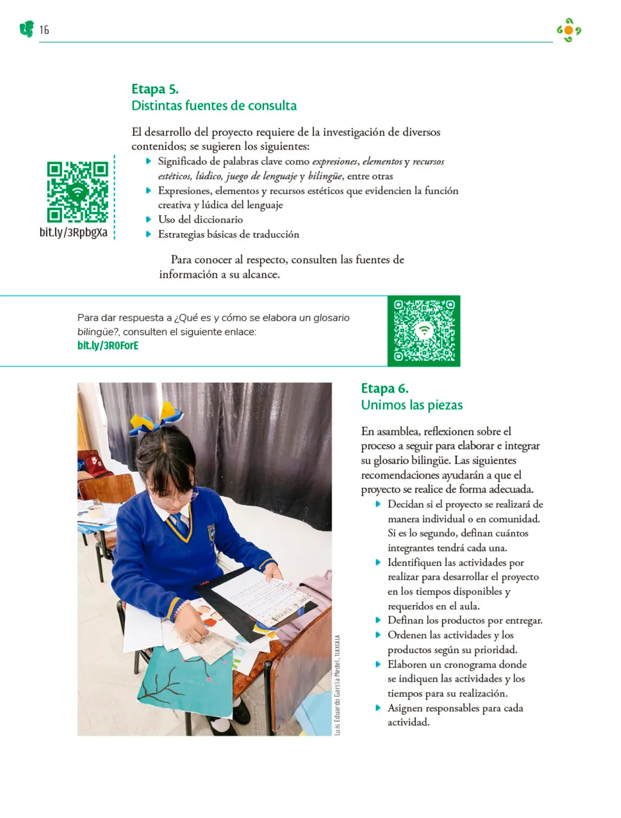 Miniatura página 17 de Colección Ximhai. Nuestro libro de Proyectos.  Tomo II.   Libro de Educación Telesecundaria Grado 1°  Ciclo Escolar 2025 - 2026