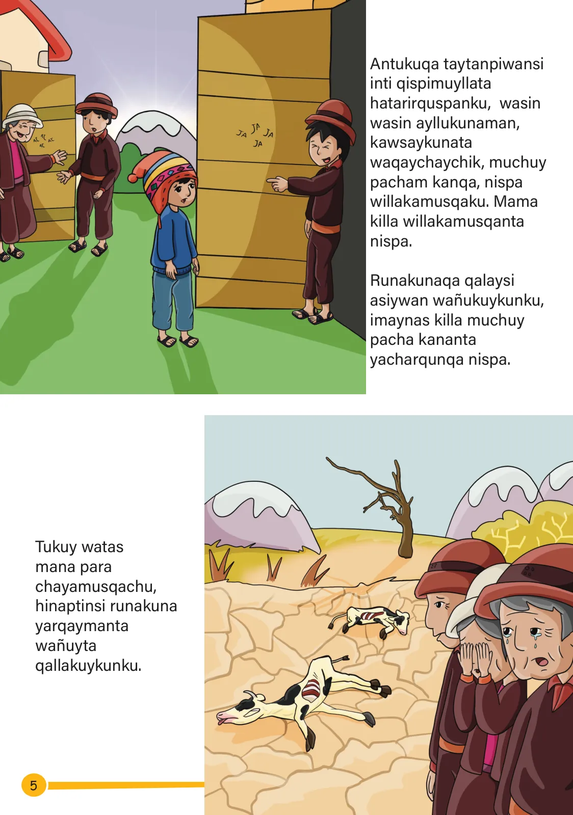 Miniatura página 7 de Antuku hampatuwan. Historias y relatos 2- Inicial - Quechua chanka · 2023