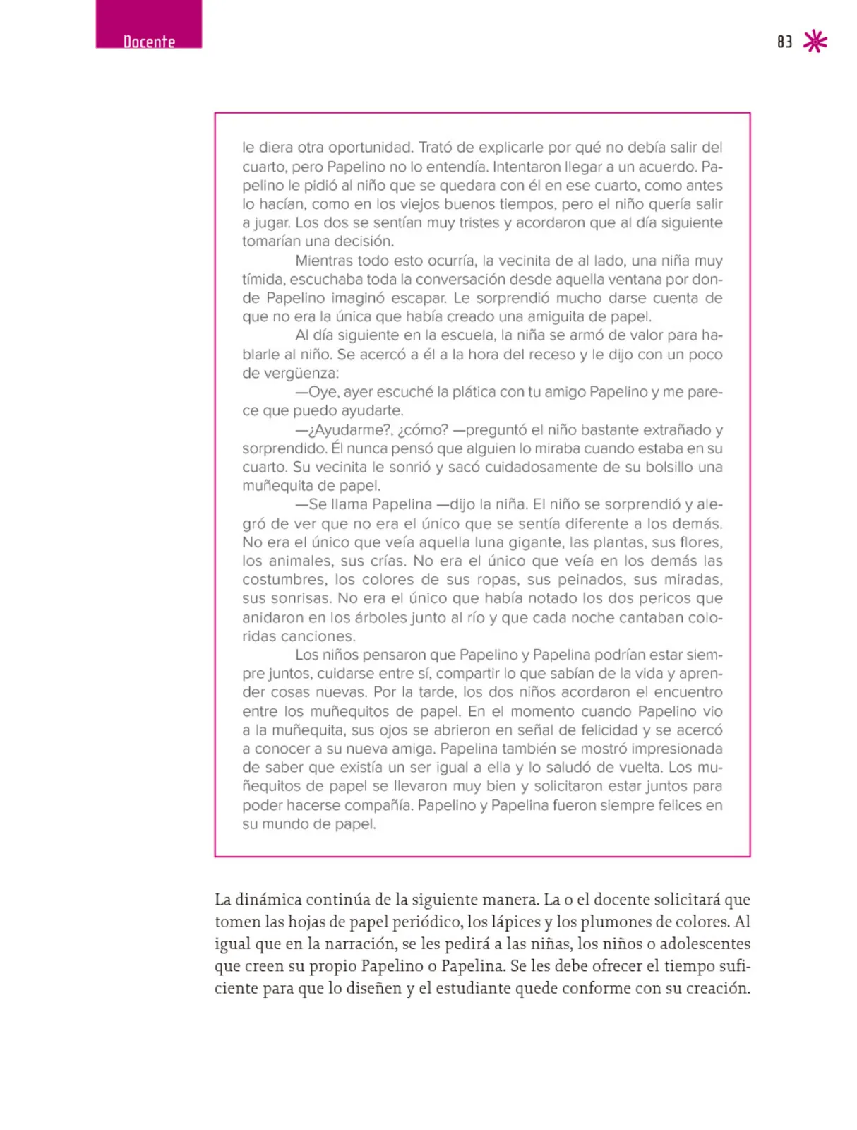 Miniatura página 84 de Un libro sin recetas para la maestra y el maestro. Fase 6.   Libro de Educación Telesecundaria Grado 1°, 2°, 3°  Ciclo Escolar 2025 - 2026