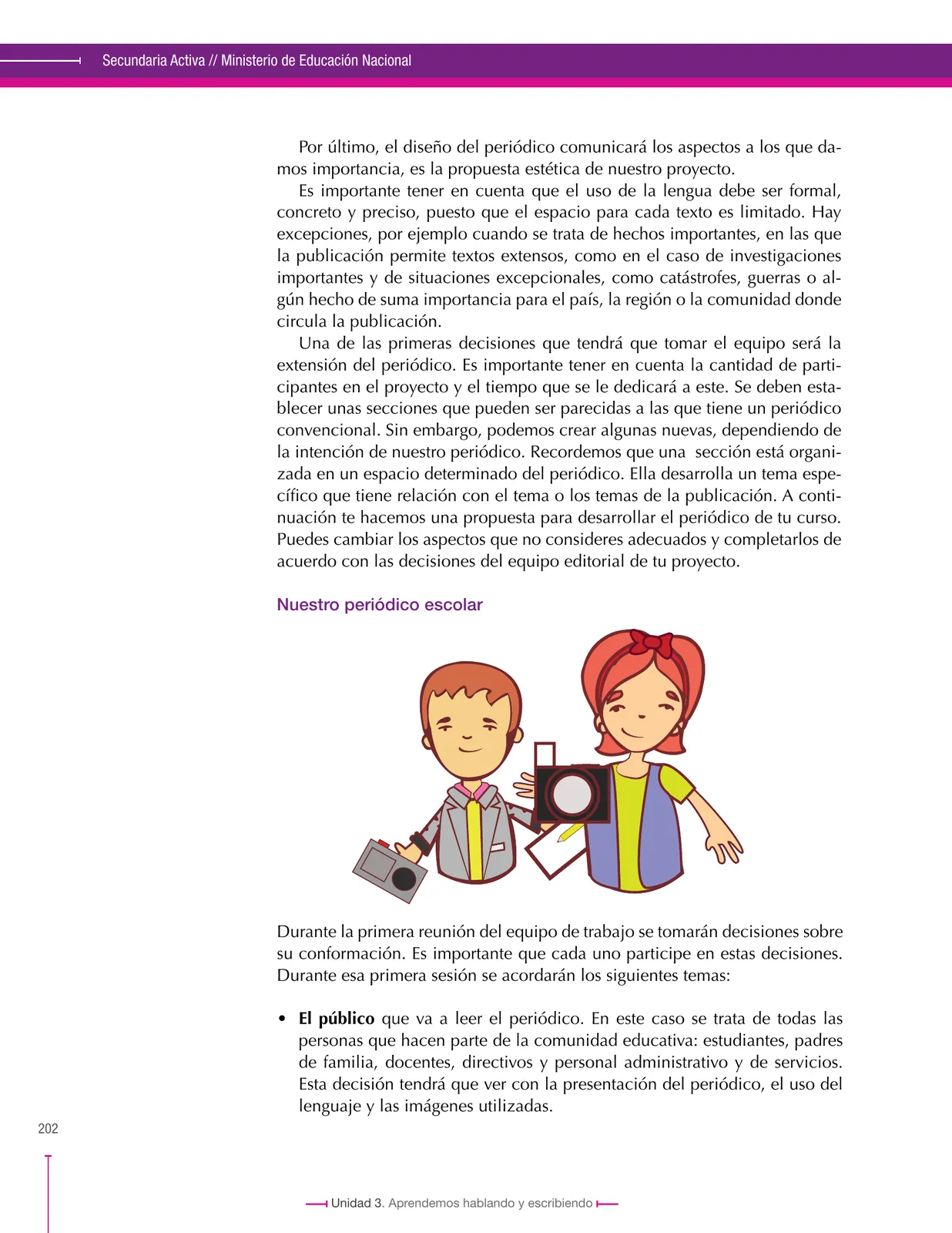 Miniatura página 202 de Lenguaje 9° · Secundaria Activa