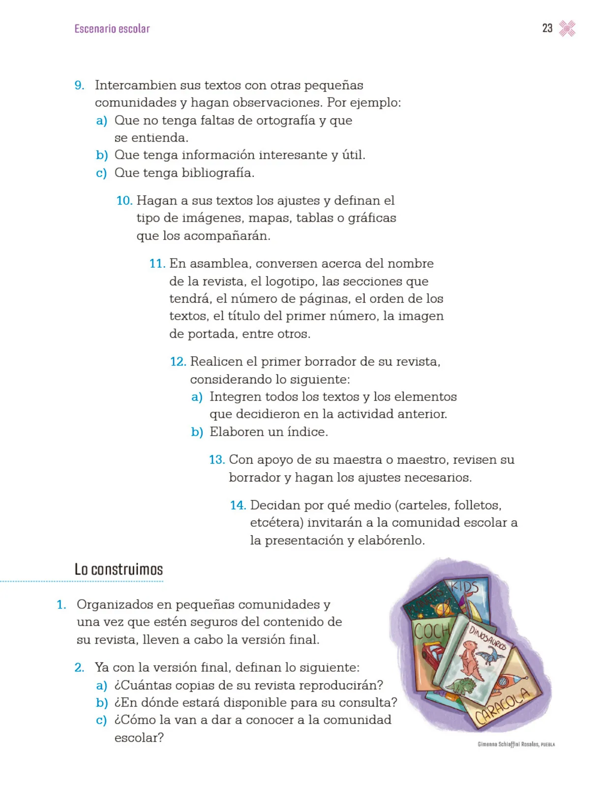 Página 26 de Proyectos Escolares. Libro de Educación Primaria Grado 4° Ciclo Escolar 2025 - 2026