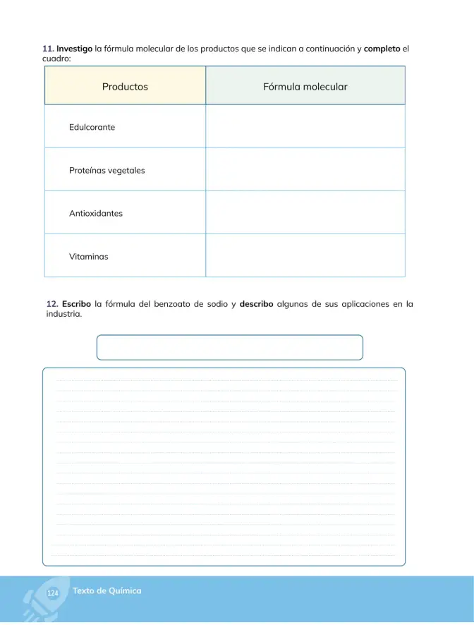 Página 125 de Quimica 3° · Bgu 3 Quimica 2024 · 2024