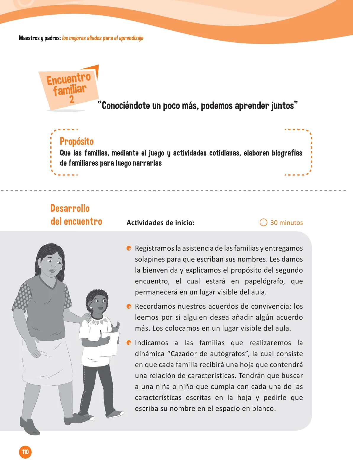 Página 112 de Guía para el trabajo docente con las familias del ciclo IV de Primaria · 2016