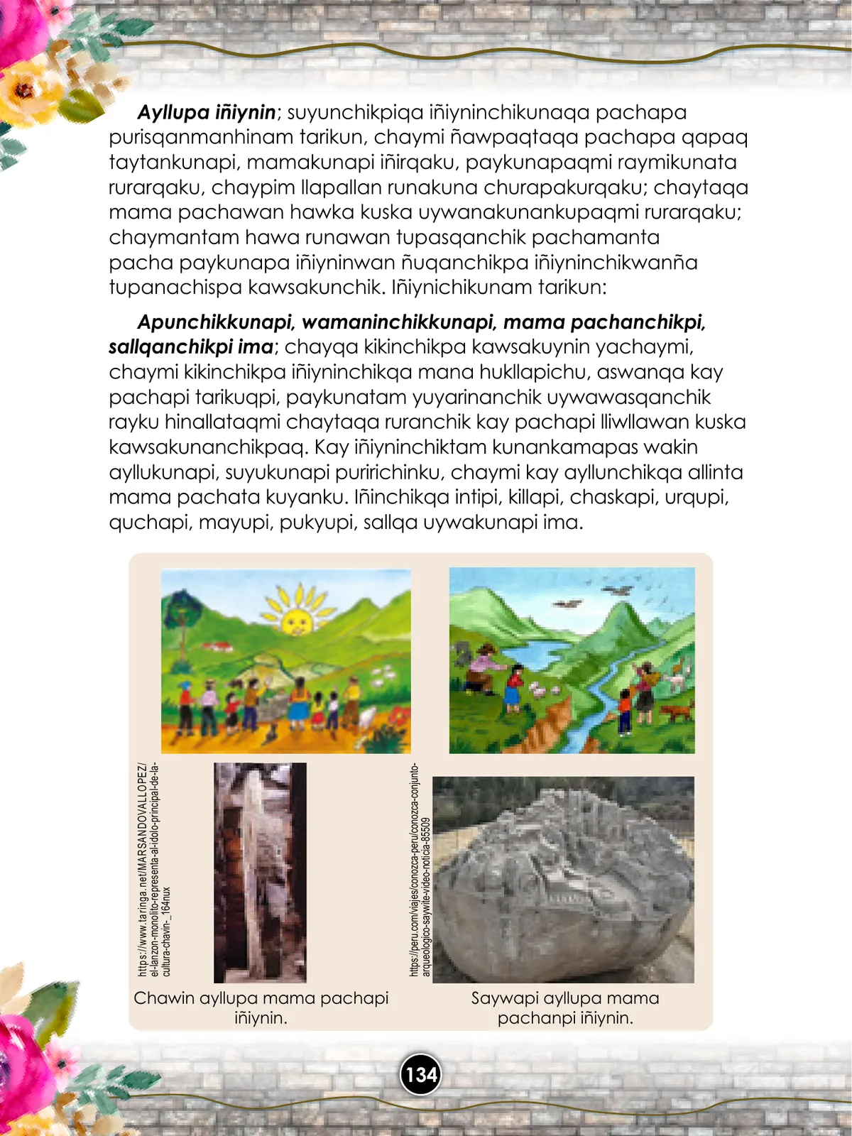 Miniatura página 136 de Llaqtanchikpa kawsayninkuna - Chanka : saberes de los pueblos - Comunicación y Ciencia y Tecnología quechua, variante Chanca · 2021