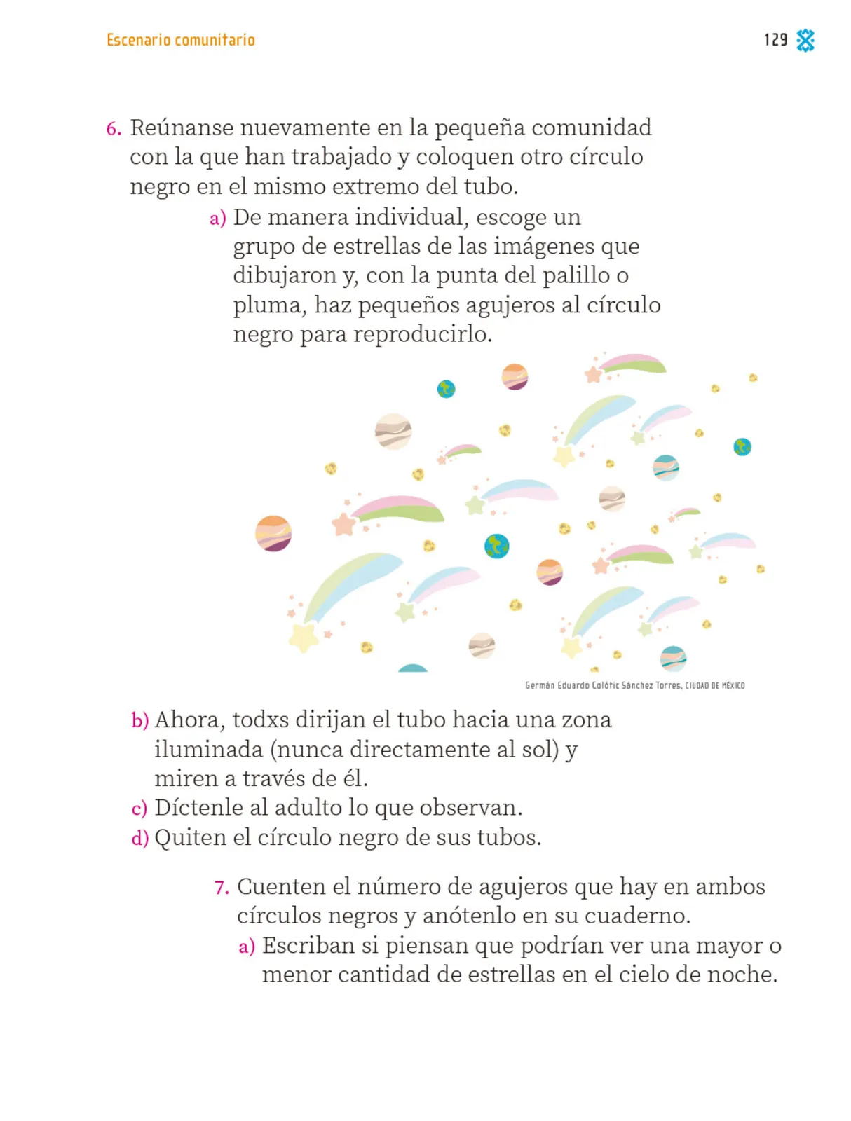 Miniatura página 130 de Proyectos Comunitarios.   Libro de Educación Primaria Grado 1°  Ciclo Escolar 2025 - 2026