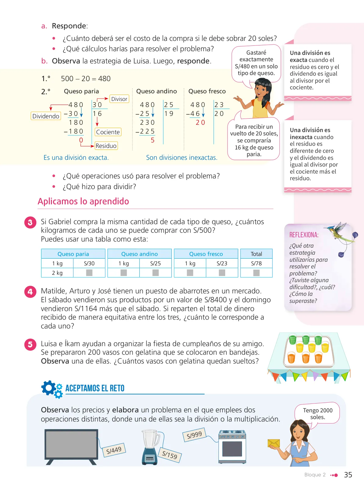 Miniatura página 37 de Texto de Matemática 5. Quinto grado de Primaria · 2024