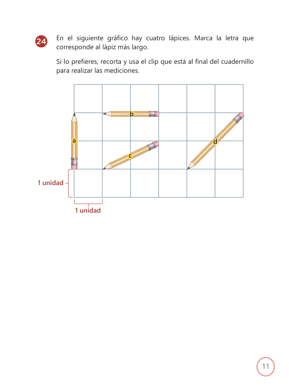 Miniatura página 11 de Kit de evaluación Entrada 2 Demostrando lo que aprendimos : Matemática, primer trimestre, ﻿Cuarto grado - Primaria · 2019