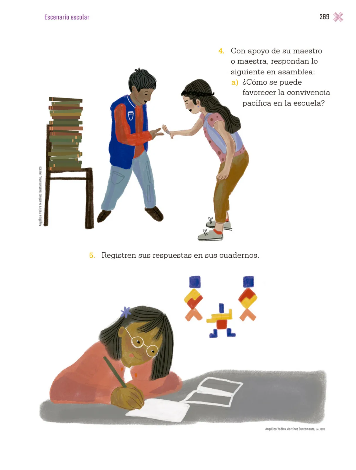 Página 272 de Proyectos Escolares. Libro de Educación Primaria Grado 3° Ciclo Escolar 2025 - 2026