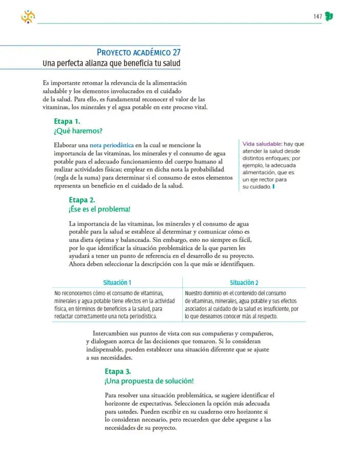 Página 148 de Colección Nanahuatzin. Nuestro libro de Proyectos. Tomo II. Libro de Educación Telesecundaria Grado 3° Ciclo Escolar 2025 - 2026