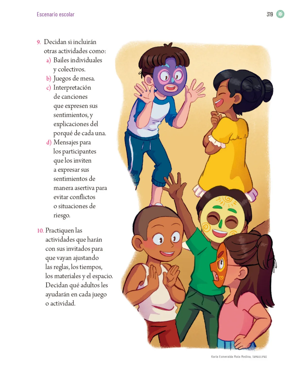 Página 322 de Proyectos Escolares. Libro de Educación Primaria Grado 5° Ciclo Escolar 2025 - 2026