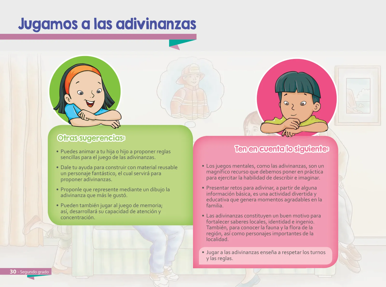 Página 32 de Aprendemos juntos en familia : guía dirigida a madres y padres. Segundo grado de Educación Primaria · 2019