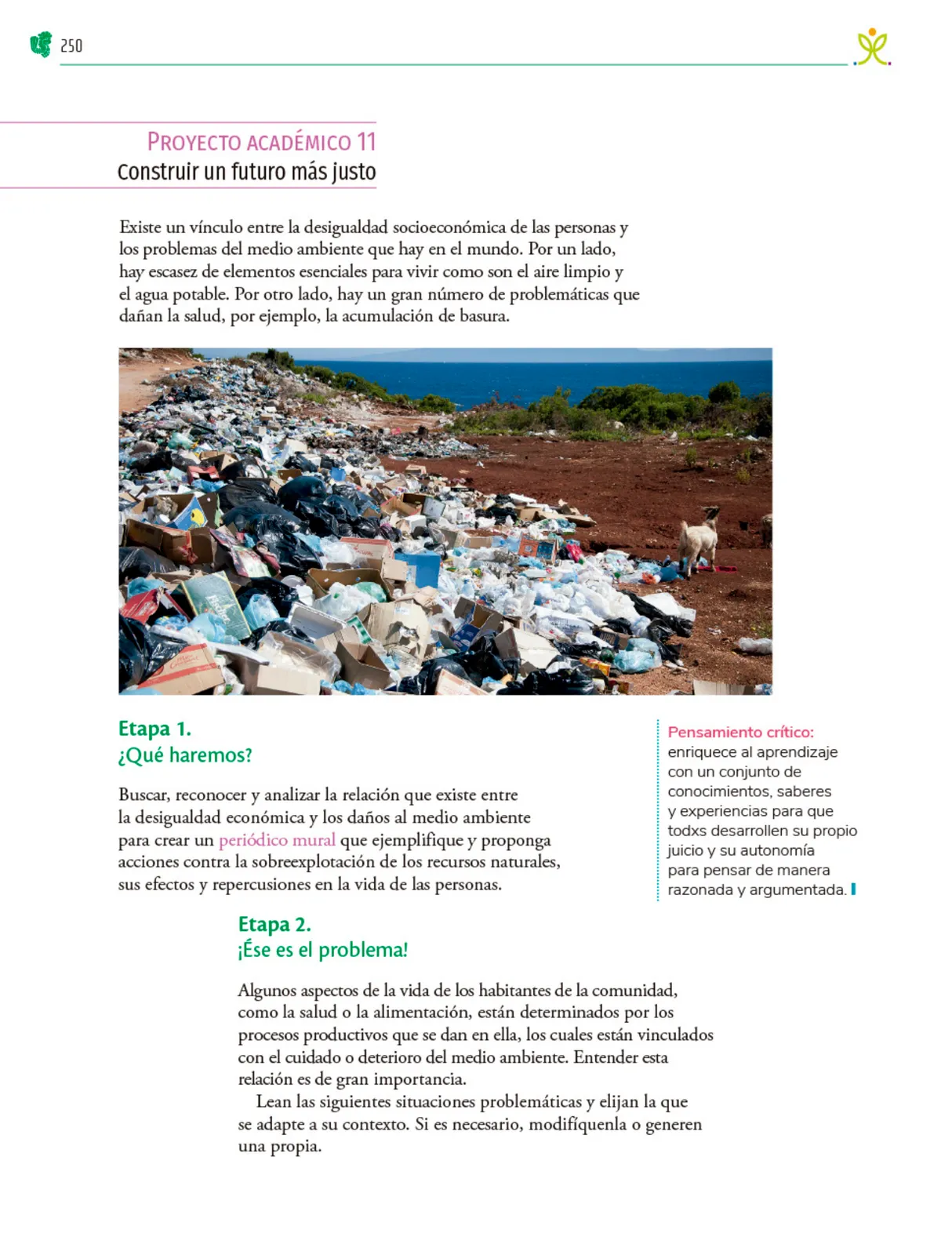 Miniatura página 251 de Colección Ximhai. Nuestro libro de Proyectos. Tomo I.   Libro de Educación Telesecundaria Grado 1°  Ciclo Escolar 2025 - 2026