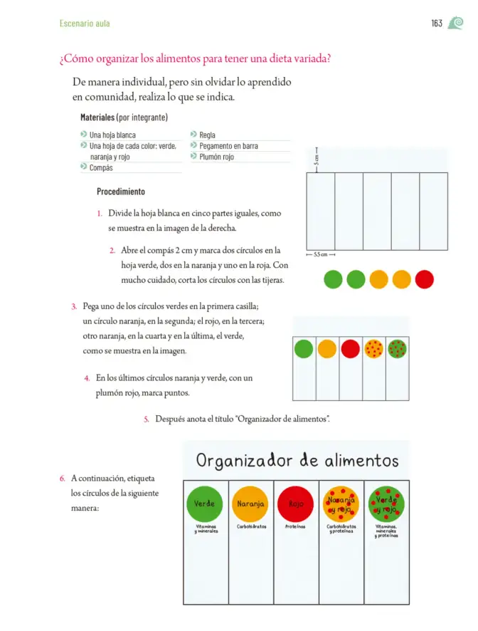 Página 166 de Proyectos de Aula. Libro de Educación Primaria Grado 5° Ciclo Escolar 2025 - 2026
