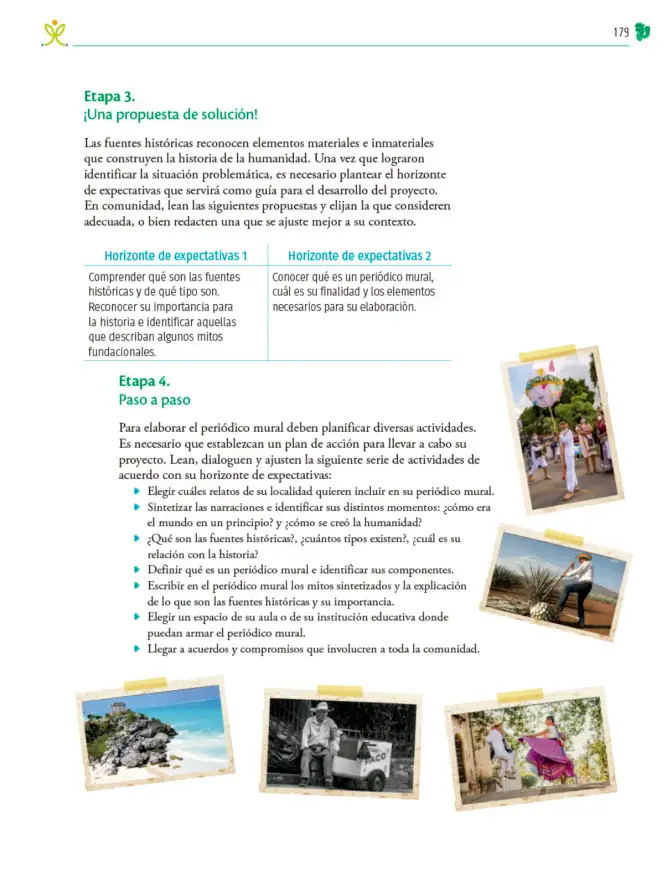 Página 180 de Colección Ximhai. Nuestro libro de Proyectos. Tomo II. Libro de Educación Telesecundaria Grado 1° Ciclo Escolar 2025 - 2026